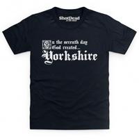 god created yorkshire kids t shirt