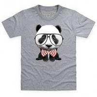 Goodie Two Sleeves Panda Squared Kid\'s T Shirt