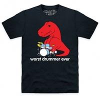 Goodie Two Sleeves Worst Drummer Ever T Shirt
