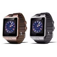 Gold DZ09 Bluetooth Smart Phone Watch + Camera & Sim Card Slot