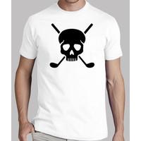 Golf clubs skull