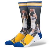 Golden State Warriors Stance Player Crew Socks - Curry/Thompson