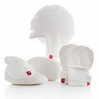 Goumi Kids Goumi Newborn Hat, Mitt And Bootie Set (diamond Dots)
