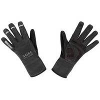 gore bike wear universal wind stopper mid gloves black l