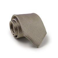 gold white navy spot silk tie savile row