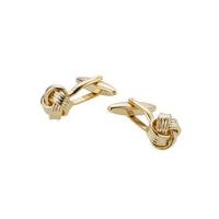 Gold Effect Knot Cufflinks - Savile Row