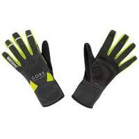 gore bike wear universal wind stopper mid gloves blackyellow xl