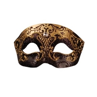 Gold/Green Masquerade Mask