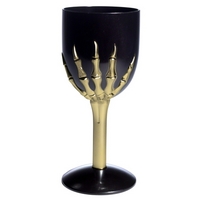 Gothic Wine Glass Black