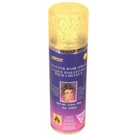 Gold Glitter Hairspray