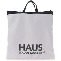 golden goose haus black and white shopping handbag mens shopper bag in ...