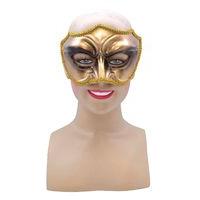 gold black mens eye mask