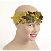 gold leaf roman laurel headband