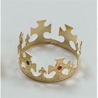 gold plastic kings crown