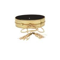 Gold Tassel Waist Belt