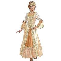 Golden Princess Costume Large For Disney Fairytale Fancy Dress