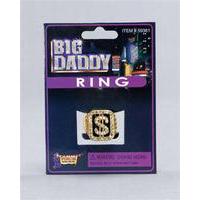 Gold & Black Big Daddy Ring