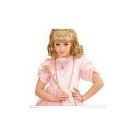 gold pink gem heart jewelery set womens costume fancy dress