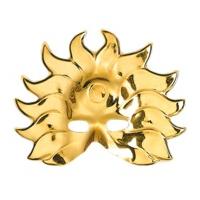 Gold Pvc Sun Mask