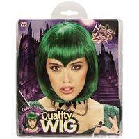 Gothic Vamp Wig Green