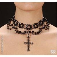 gothic beaded necklace withbeaded pendant gothic jewellery for fancy d ...