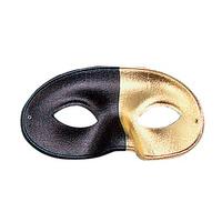 gold black 2 tone eye mask