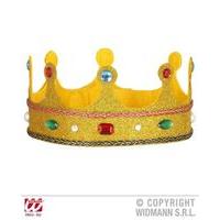 Gold Glitter Gem Crown