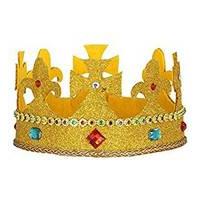 Gold Royal Glitter Gem Crown