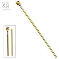 Gold Collapsible Pimp Cane 70\'s Fancy Dress