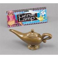 gold plastic genie lamp prop