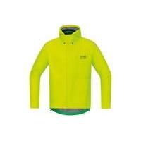 gore bike wear element gt paclite jacket yellow l