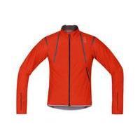 gore bike wear oxygen windstopper active shell light jacket orange s