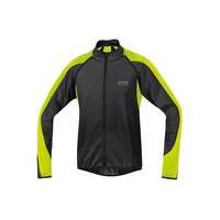 gore bike wear phantom 20 windstopper soft shell jacket blackyellow s