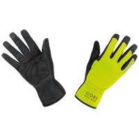 gore bike wear universal wind stopper gloves yellowblack s