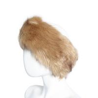 Golden Brown Faux Fur Headband