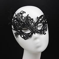 Gothic Style Black Lace Mask for Wedding Party