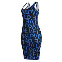 going out casualdaily sexy street chic bodycon slim h back dressprint  ...