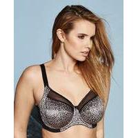 goddess kayla full cup blkleopard bra