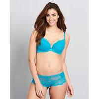 gossard superboost lace plunge blue bra