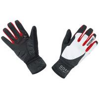 gore bike wear power windstopper soft shell womens gloves blackwhite l