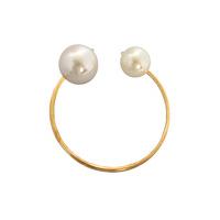 Gold And Pearl Tourque Bracelet