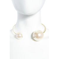 gold and pearl tourque necklace