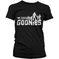 Goonies Womens T Shirt - Cast Silhouettes