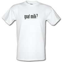 goat milk male t shirt