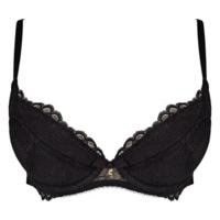 Gossard Superboost Lace Plunge Bra Black