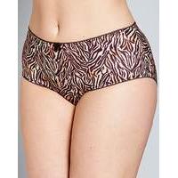 goddess kayla tiger print briefs