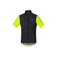 Gore Bike Wear Power Windstopper Softshell Short Sleeve Jersey | Black - M
