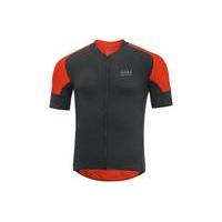 Gore Bike Wear Oxygen CC Short Sleeve Jersey | Black/Orange - XXL