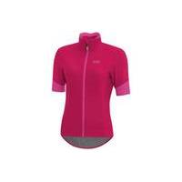 Gore Bike Wear Power Women\'s Gore Windstopper Short Sleeve Jersey | Pink - 36