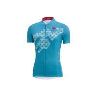 gore bike wear element womens digi heart short sleeve jersey blue 42